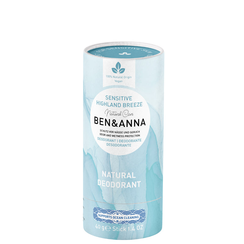 Ben &amp; Anna Natural Soda Deodorant Sensitive Highland Breeze