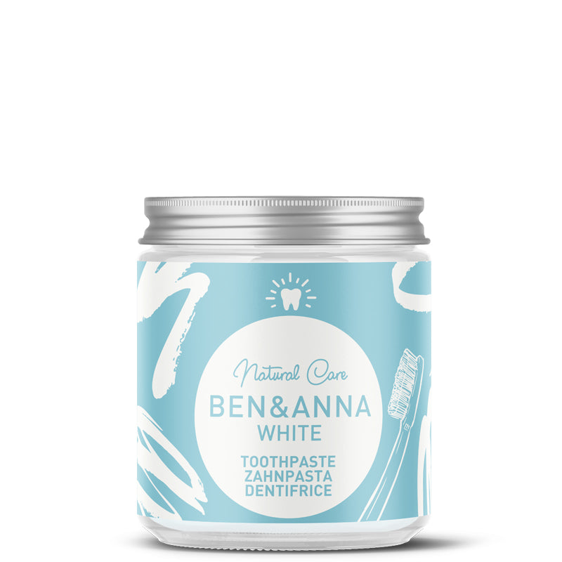 Ben & Anna Natural Toothpaste White Jar