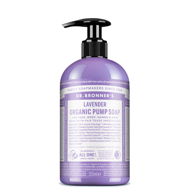 Dr Bronner's Lavender Organic Pump Soap 355ml