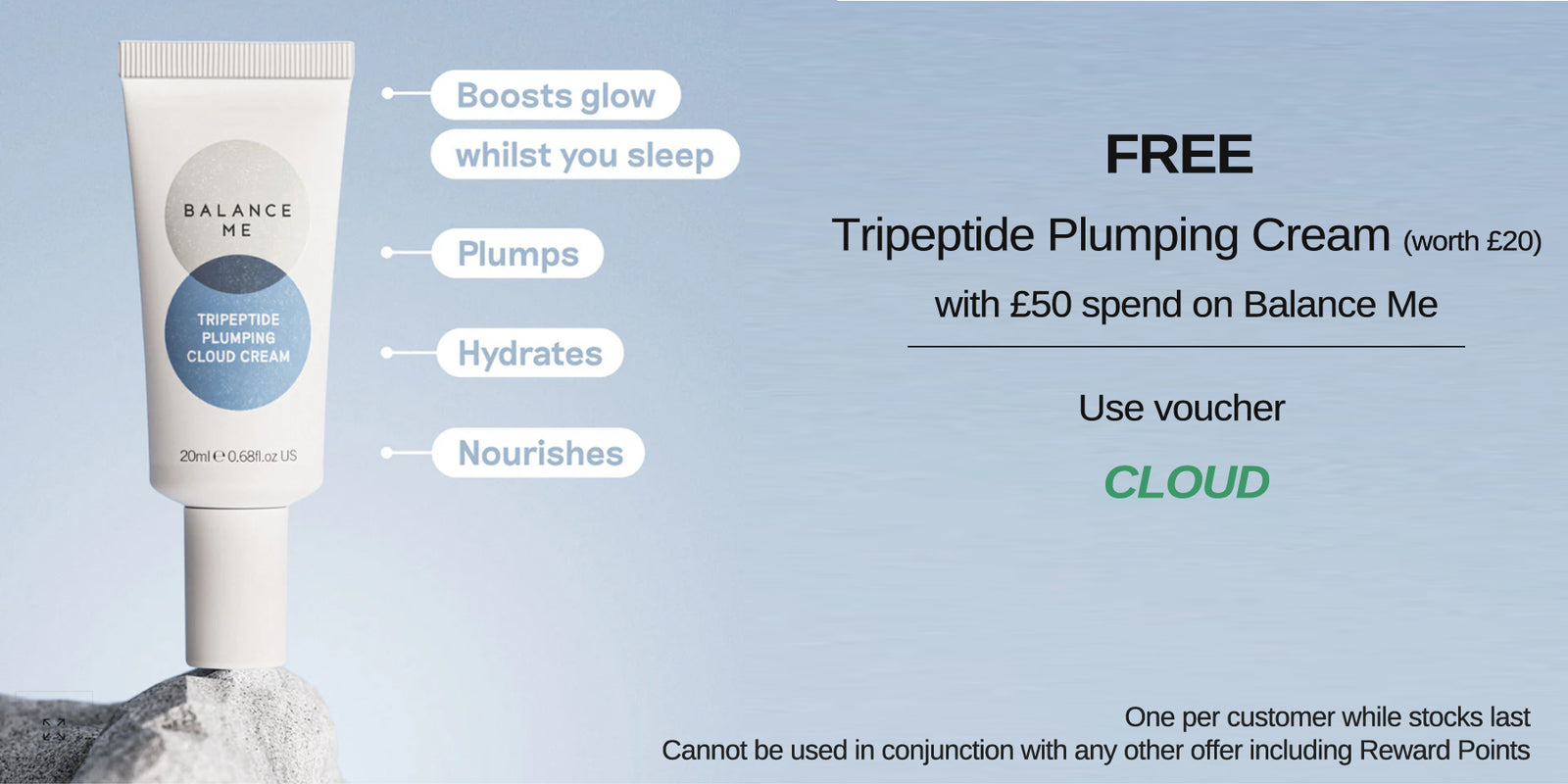 Free Gift Balance Me Tripeptide Plumping Cloud Cream
