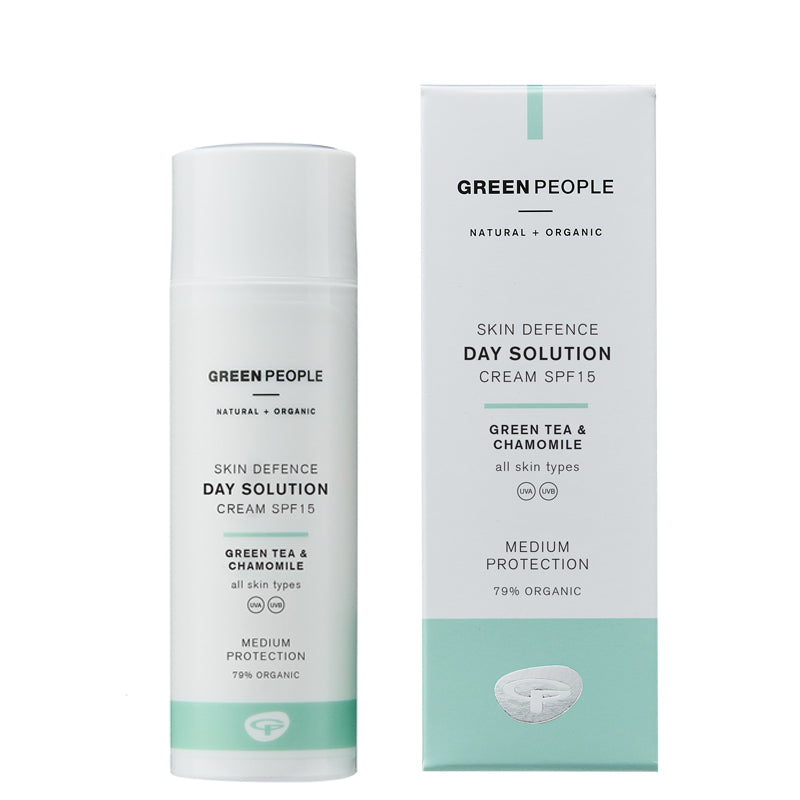 Green People Day Solution Cream SPF15 with box