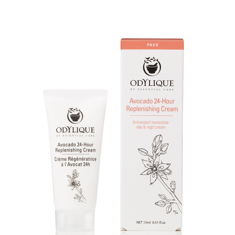 Odylique by Essential Care Avocado 24-Hour Replenishing Cream 15ml with box