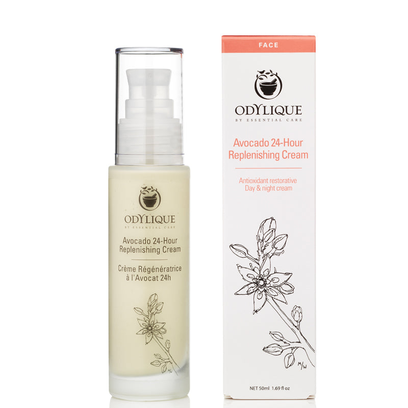 Odylique by Essential Care Avocado 24-Hour Replenishing Cream 50ml with box