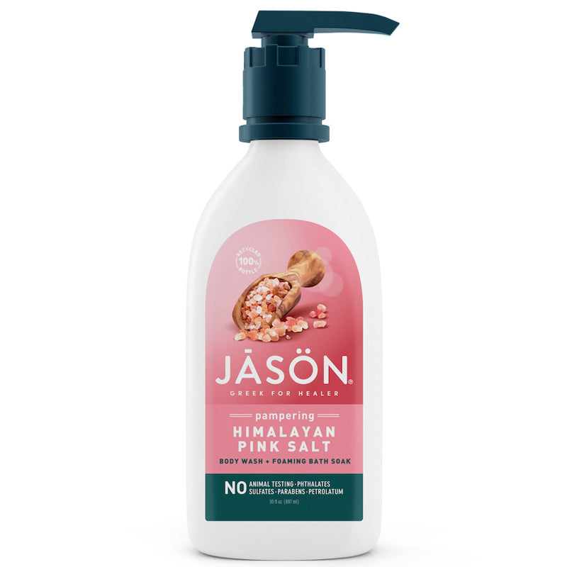 Jason Pampering Himalayan Pink Salt Body Wash & Foaming Bath Soak