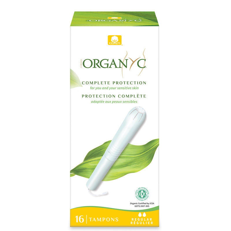 Organyc Organic Cotton Tampons with Applicator Regular