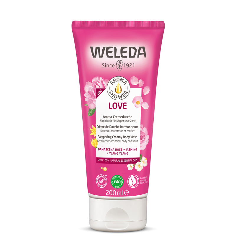 Weleda Aroma Shower Love Pampering Creamy Body Wash 200ml