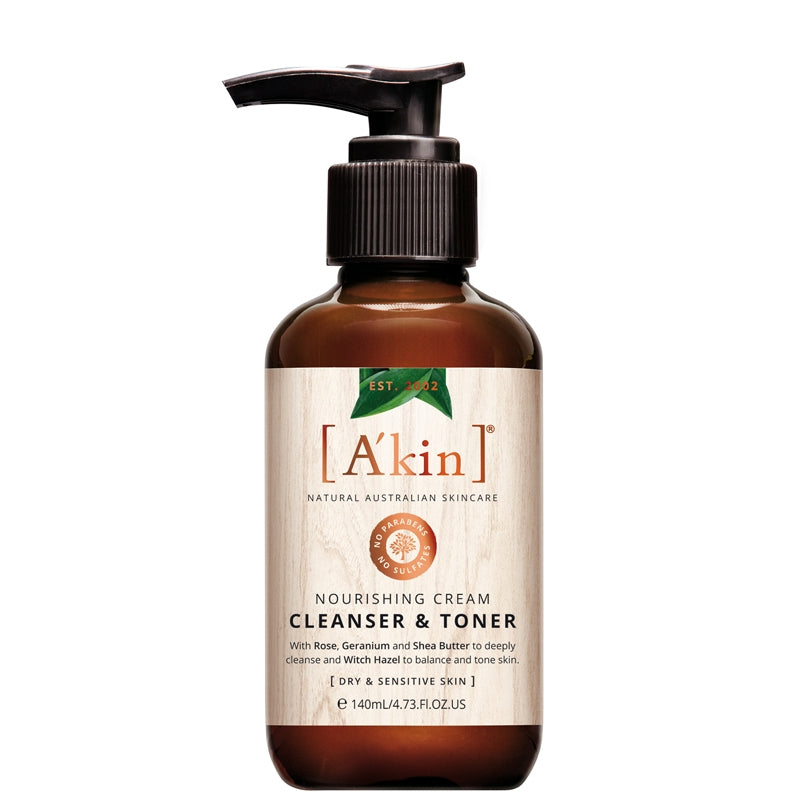 A'kin Nourishing Cream Cleanser & Toner