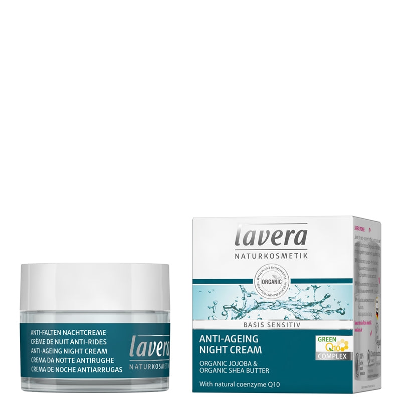 Lavera Basis Sensitiv Anti-Ageing Night Cream Q10